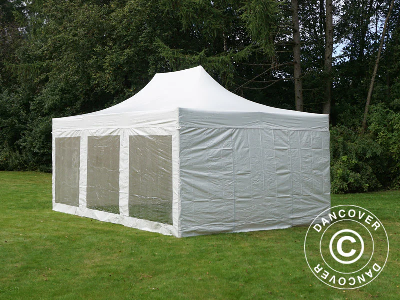 Namiot Ekspresowy FleXtents Xtreme 50 Heavy Duty 4x6m Biały, 8 ściany boczne - Image 6