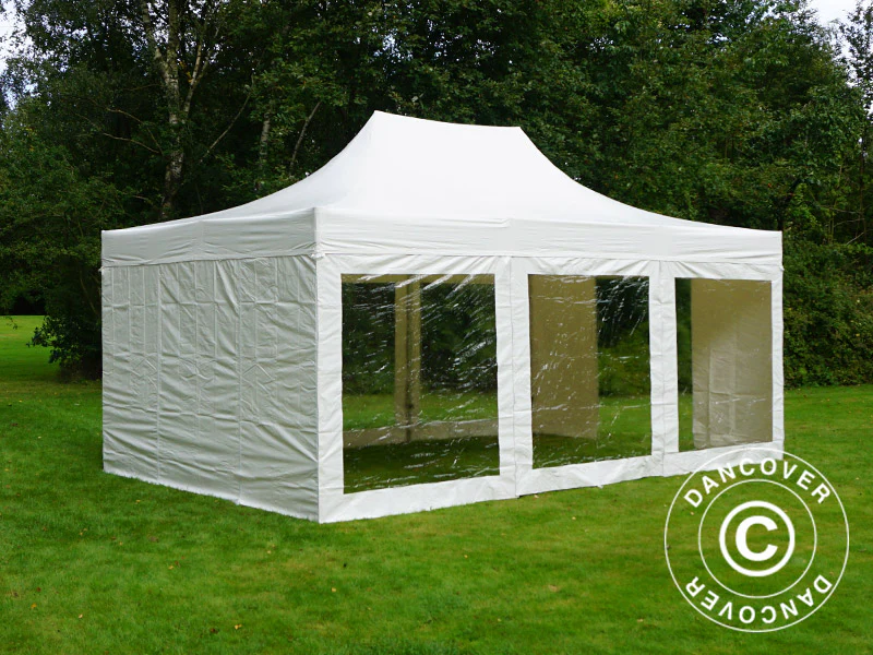 Namiot Ekspresowy FleXtents Xtreme 50 Heavy Duty 4x6m Biały, 8 ściany boczne - Image 7