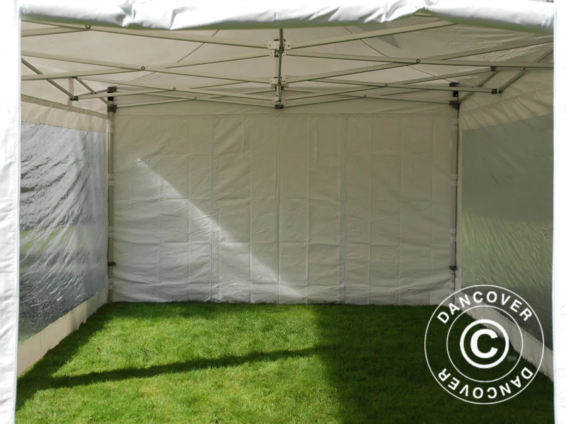 Namiot Ekspresowy FleXtents Xtreme 50 Heavy Duty 4x8m Biały, 6 ściany boczne - Image 15