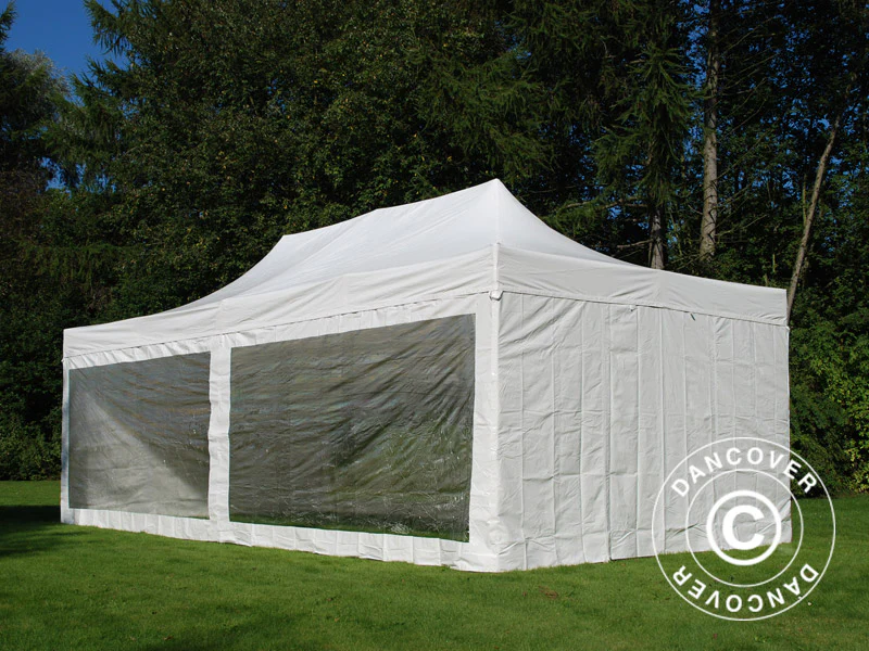 Namiot Ekspresowy FleXtents Xtreme 50 Heavy Duty 4x8m Biały, 6 ściany boczne - Image 2