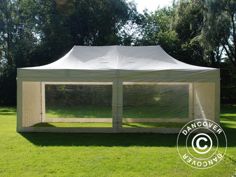 Namiot Ekspresowy FleXtents Xtreme 50 Heavy Duty 4x8m Biały, 6 ściany boczne - Image 3