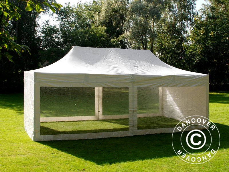 Namiot Ekspresowy FleXtents Xtreme 50 Heavy Duty 4x8m Biały, 6 ściany boczne - Image 5