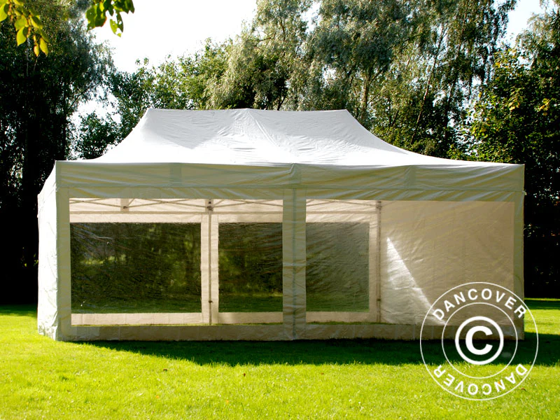 Namiot Ekspresowy FleXtents Xtreme 50 Heavy Duty 4x8m Biały, 6 ściany boczne - Image 6