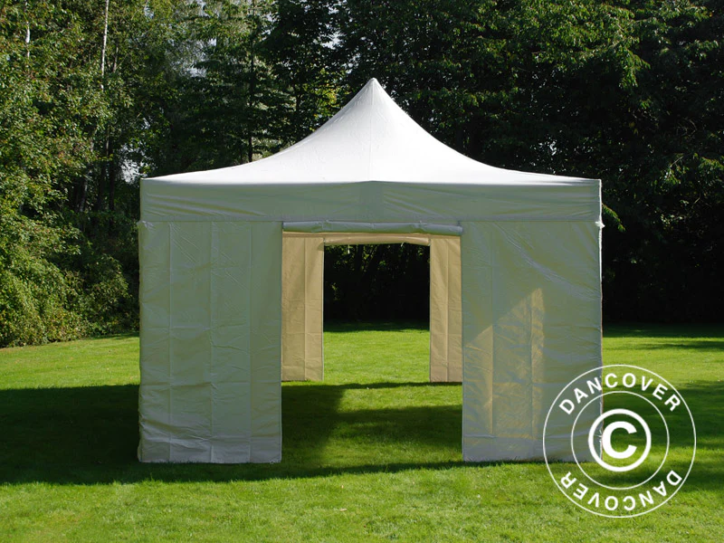 Namiot Ekspresowy FleXtents Xtreme 50 Heavy Duty 4x8m Biały, 6 ściany boczne - Image 7