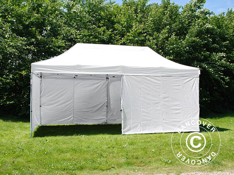 Namiot ekspresowy FleXtents® Xtreme 50, namiot medyczny i ratunkowy, 3x6m, biały, w tym 6 ściany boczne - Image 2