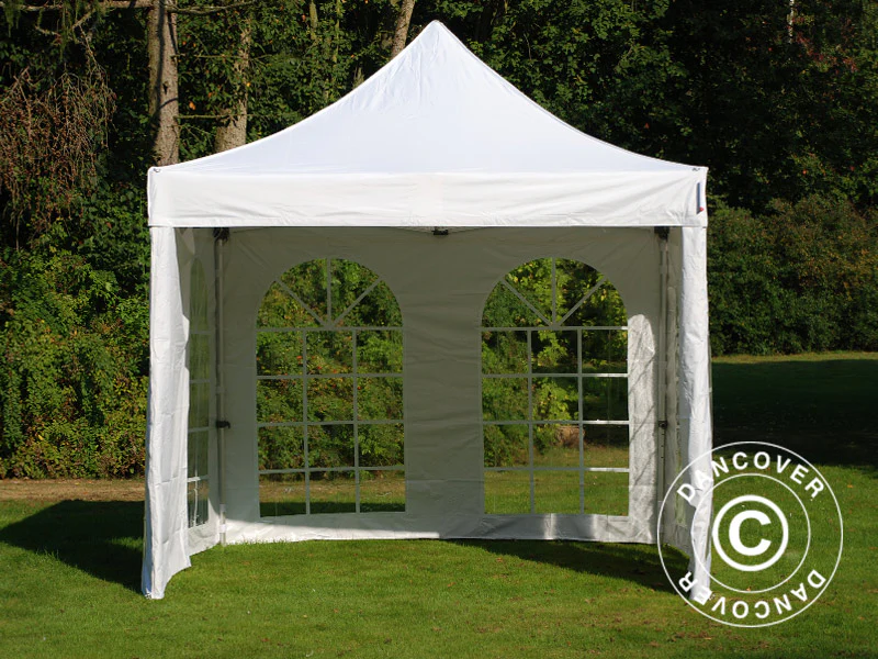 Namiot Ekspresowy FleXtents Xtreme 50 Vintage Style 3x3m Biały, mq 4 ściany boczne - Image 12