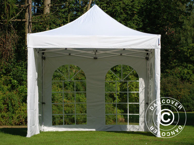 Namiot Ekspresowy FleXtents Xtreme 50 Vintage Style 3x3m Biały, mq 4 ściany boczne - Image 18
