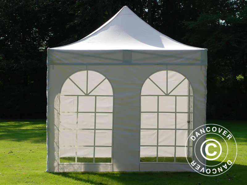 Namiot Ekspresowy FleXtents Xtreme 50 Vintage Style 3x3m Biały, mq 4 ściany boczne - Image 19