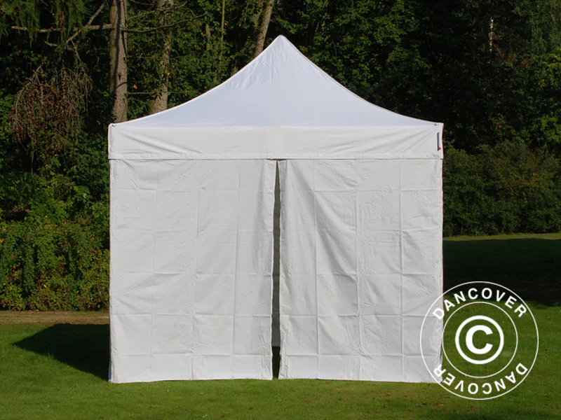 Namiot Ekspresowy FleXtents Xtreme 50 Vintage Style 3x3m Biały, mq 4 ściany boczne - Image 4