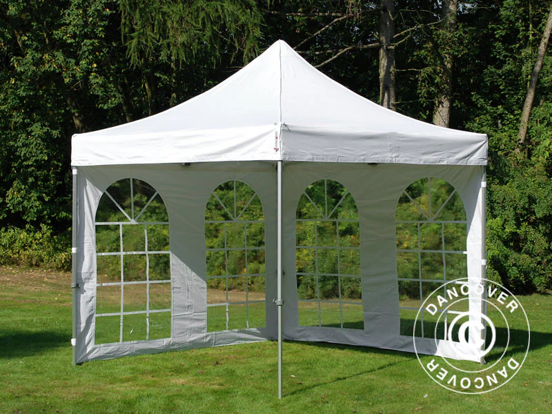 Namiot Ekspresowy FleXtents Xtreme 50 Vintage Style 3x3m Biały, mq 4 ściany boczne - Image 5
