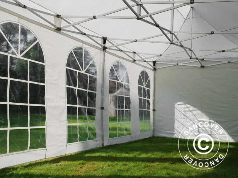 Namiot Ekspresowy FleXtents Xtreme 50 Vintage Style 3x6m Biały, mq 6 ściany boczne - Image 11