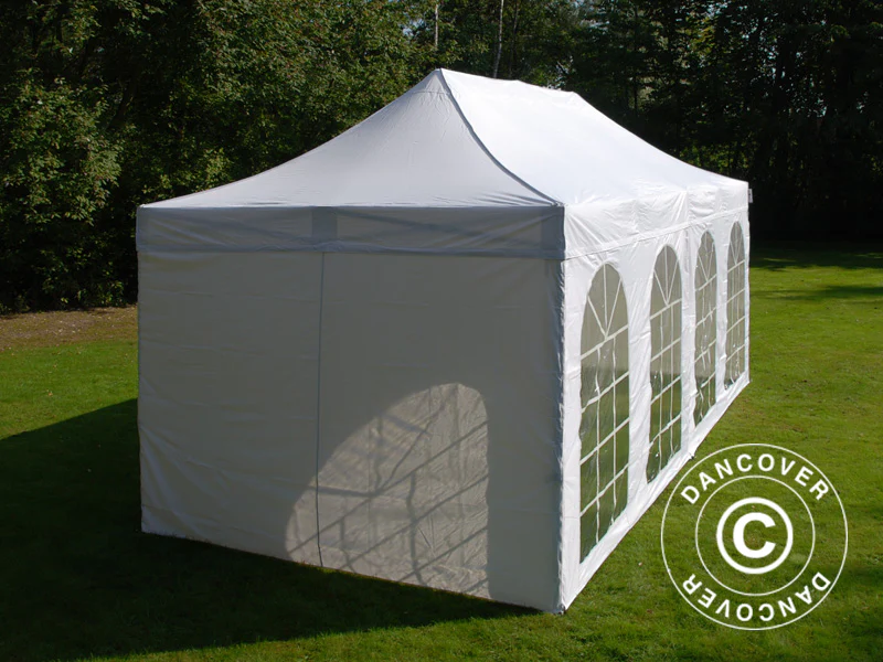 Namiot Ekspresowy FleXtents Xtreme 50 Vintage Style 3x6m Biały, mq 6 ściany boczne - Image 15