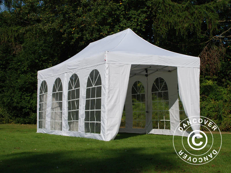 Namiot Ekspresowy FleXtents Xtreme 50 Vintage Style 3x6m Biały, mq 6 ściany boczne - Image 27