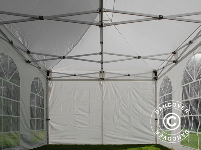 Namiot Ekspresowy FleXtents Xtreme 50 Vintage Style 3x6m Biały, mq 6 ściany boczne - Image 8