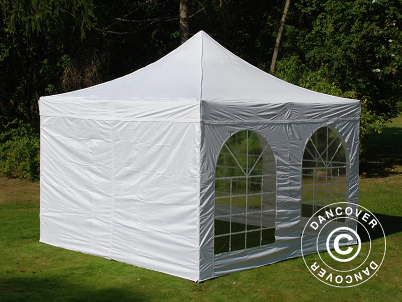 Namiot Ekspresowy FleXtents Xtreme 50 Vintage Style 4x4m Biały, mq 4 ściany boczne - Image 19