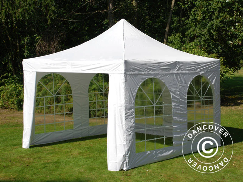 Namiot Ekspresowy FleXtents Xtreme 50 Vintage Style 4x4m Biały, mq 4 ściany boczne - Image 6