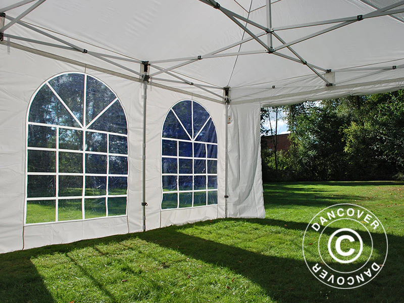 Namiot Ekspresowy FleXtents Xtreme 50 Vintage Style 4x6m Biały, mq 8 ściany boczne - Image 14