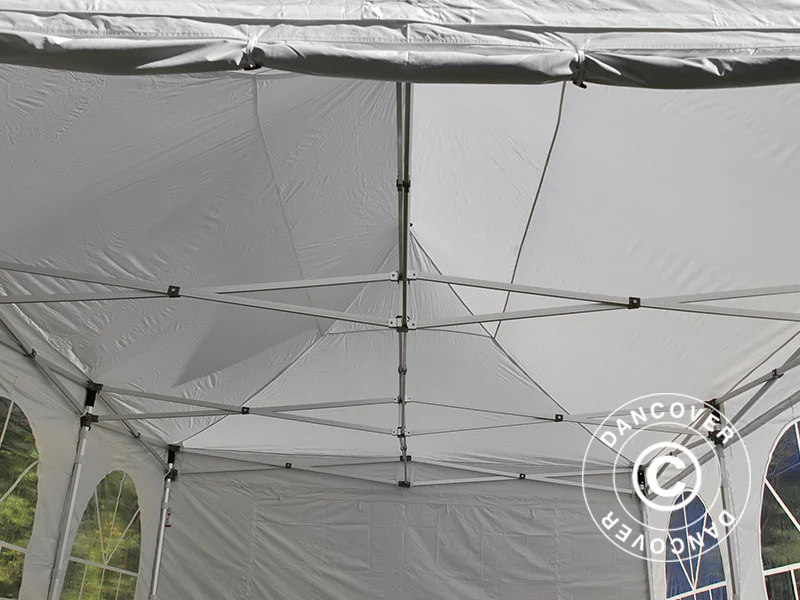 Namiot Ekspresowy FleXtents Xtreme 50 Vintage Style 4x6m Biały, mq 8 ściany boczne - Image 17
