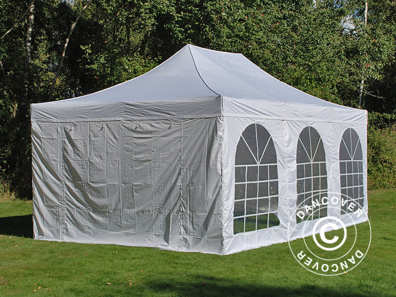 Namiot Ekspresowy FleXtents Xtreme 50 Vintage Style 4x6m Biały, mq 8 ściany boczne - Image 25
