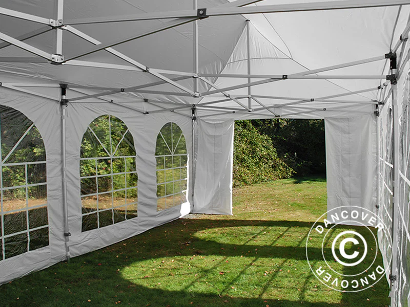 Namiot Ekspresowy FleXtents Xtreme 50 Vintage Style 4x8m Bialy, mq 6 sciany boczne - Image 21