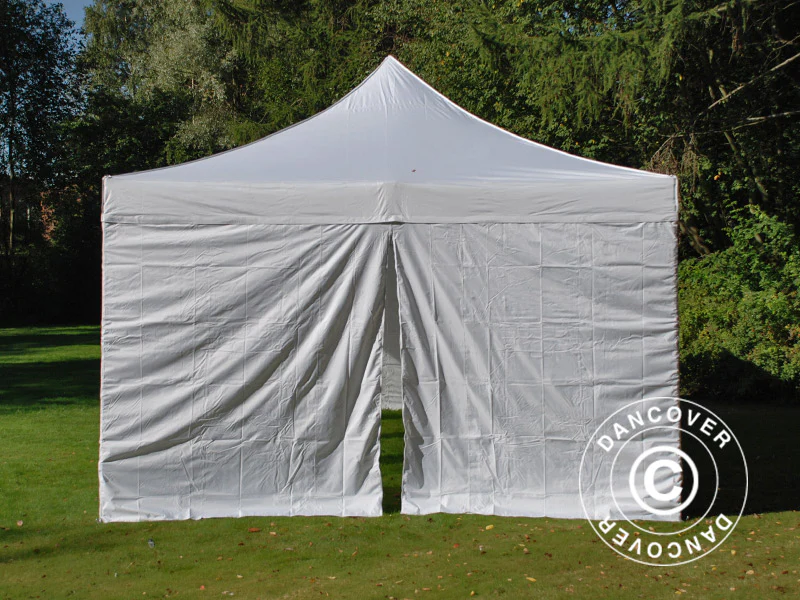 Namiot Ekspresowy FleXtents Xtreme 50 Vintage Style 4x8m Bialy, mq 6 sciany boczne - Image 4