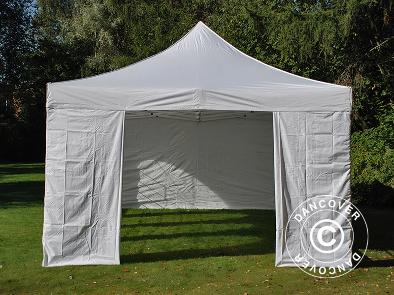 Namiot Ekspresowy FleXtents Xtreme 50 Vintage Style 4x8m Bialy, mq 6 sciany boczne - Image 5