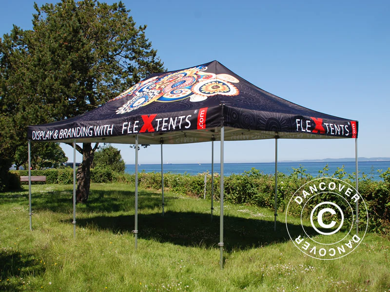 Namiot ekspresowy FleXtents Xtreme 50 z pełnym zadrukiem cyfrowym, 4x6m - Image 2