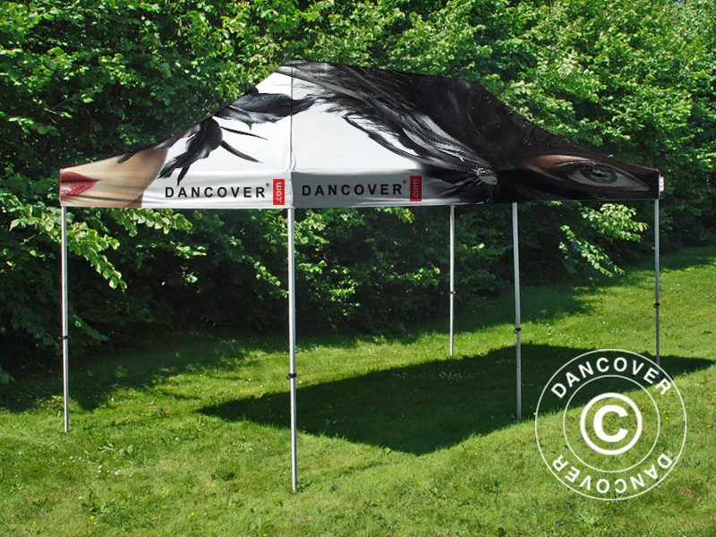 Namiot ekspresowy FleXtents Xtreme 50 z pełnym zadrukiem cyfrowym, 4x8m - Image 4