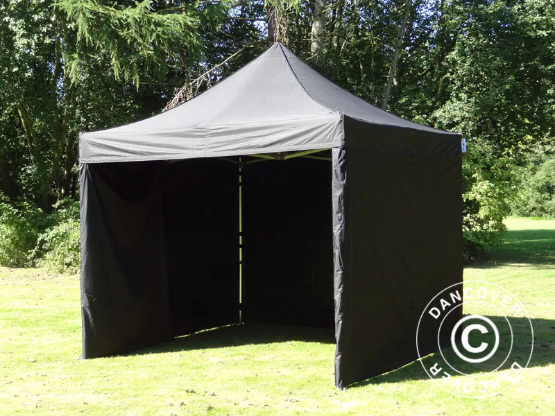 Namiot Ekspresowy FleXtents Xtreme 60 3x3m Czarny, mq 4 ściany boczne - Image 7