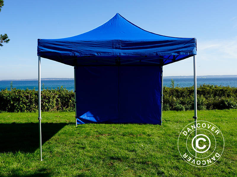 Namiot ekspresowy FleXtents Xtreme 60 3x3m Niebieski, mq 4 ściany boczne - Image 10