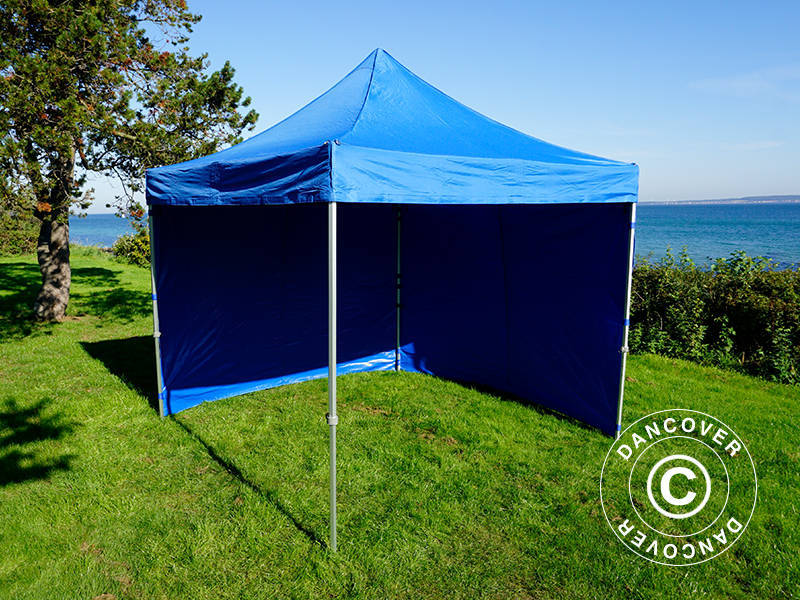 Namiot ekspresowy FleXtents Xtreme 60 3x3m Niebieski, mq 4 ściany boczne - Image 11
