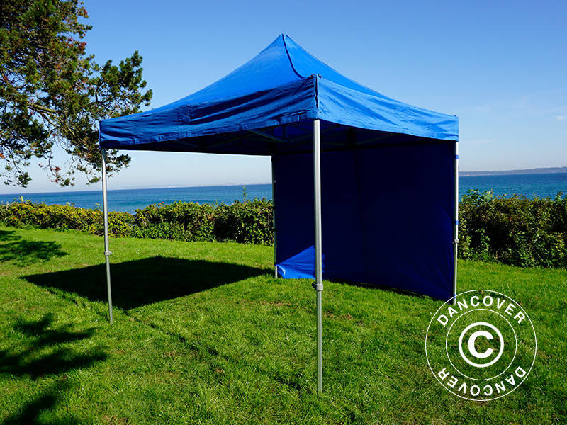 Namiot ekspresowy FleXtents Xtreme 60 3x3m Niebieski, mq 4 ściany boczne - Image 13