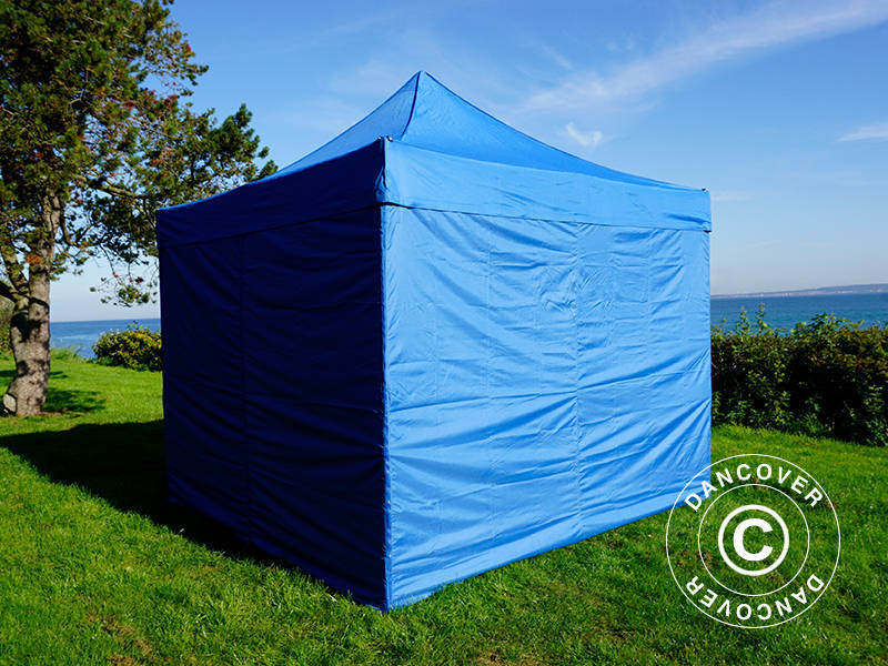 Namiot ekspresowy FleXtents Xtreme 60 3x3m Niebieski, mq 4 ściany boczne - Image 3