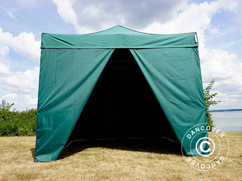 Namiot Ekspresowy FleXtents Xtreme 60 3x3m Zielony, mq 4 ściany boczne - Image 7