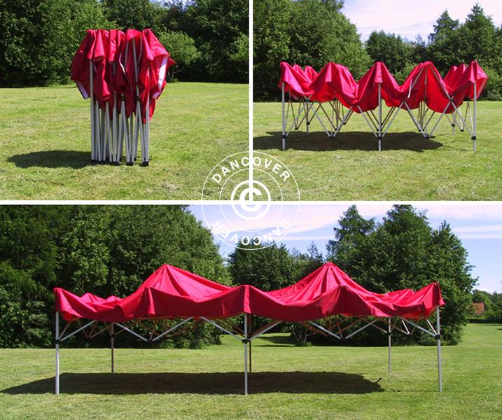 Namiot Ekspresowy FleXtents Xtreme 60 3x6m Czerwony - Image 3
