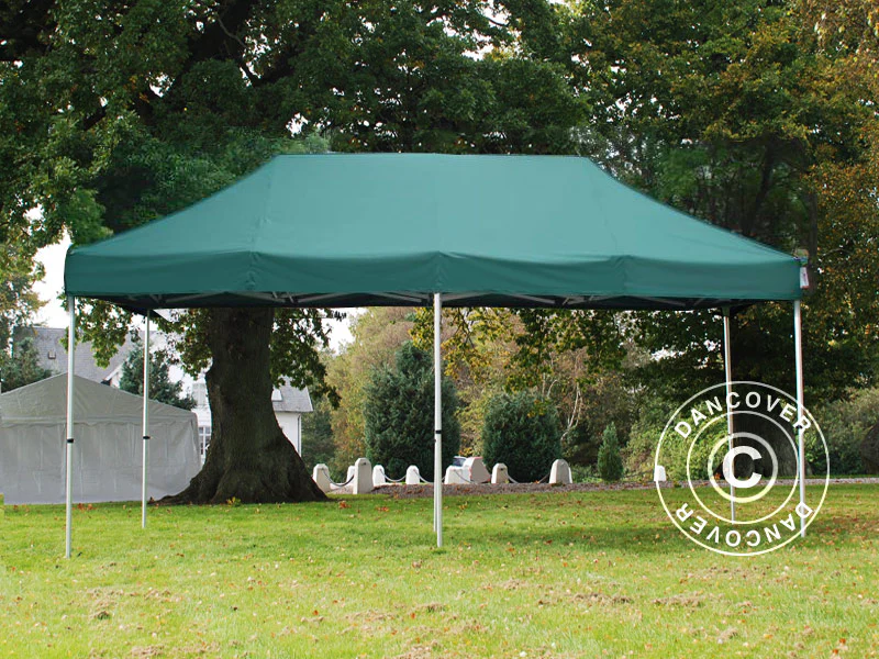 Namiot Ekspresowy FleXtents Xtreme 60 4x8m Zielony, mq 6 ściany boczne - Image 2