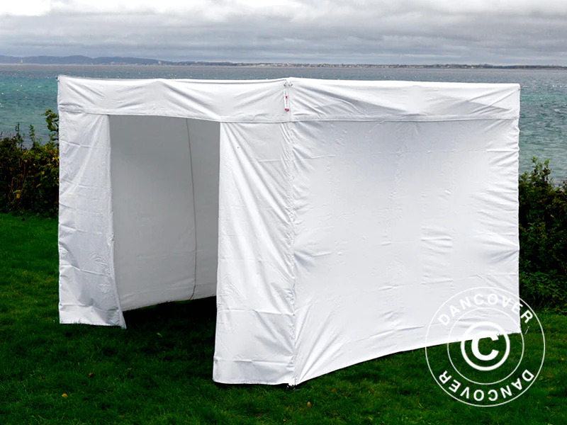 Namiot FleXtents® Xtreme Exhibition 50 ze ścianami bocznymi, 3x3m, biały, trudnopalny - Image 17
