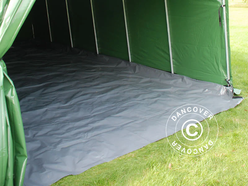 Namiot garażowy PRO 3,6x6x2,7m PCV z podłogą, zielony - Image 9