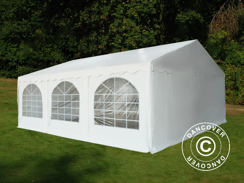 Namiot imprezowy Basic 6x6m PVC 700, Biały - Image 3