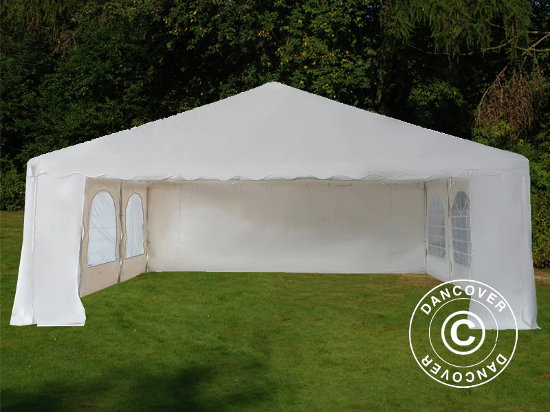 Namiot imprezowy Basic 6x6m PVC 700, Biały - Image 4