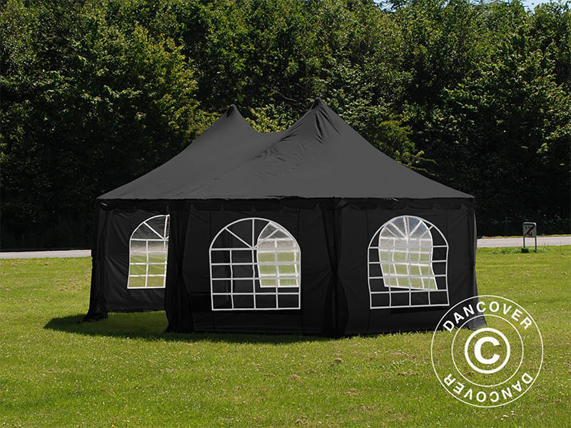 Namiot imprezowy Elegance 6,8x5m, czarny - Image 3