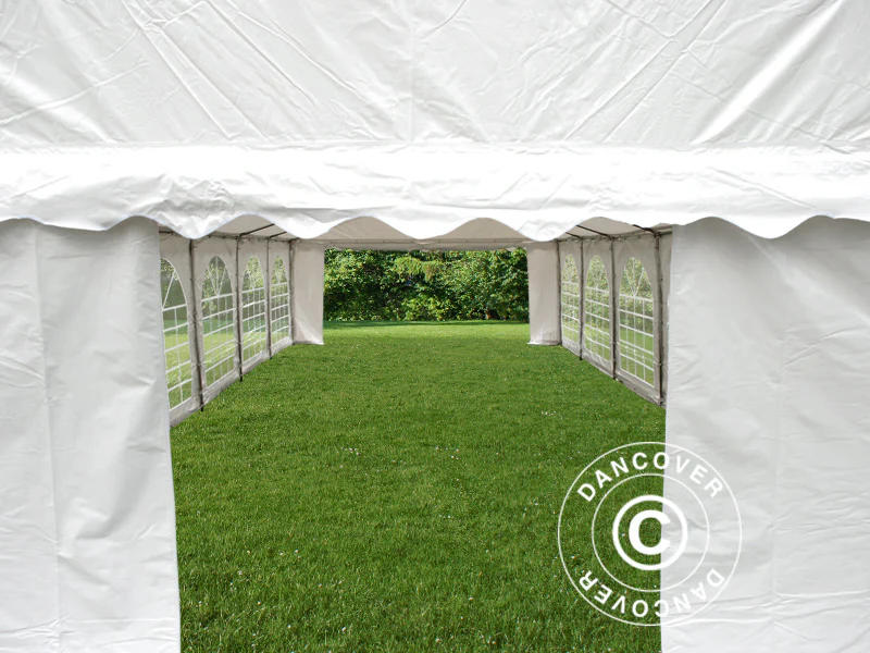 Namiot imprezowy Exclusive 5x12m PVC 900, Biały - Image 15