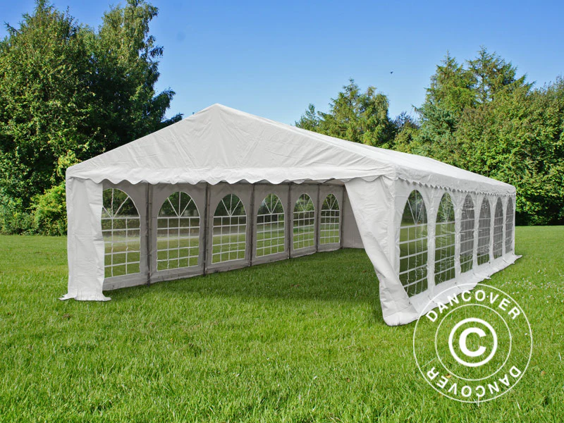 Namiot imprezowy Exclusive 5x12m PVC 900, Biały - Image 2