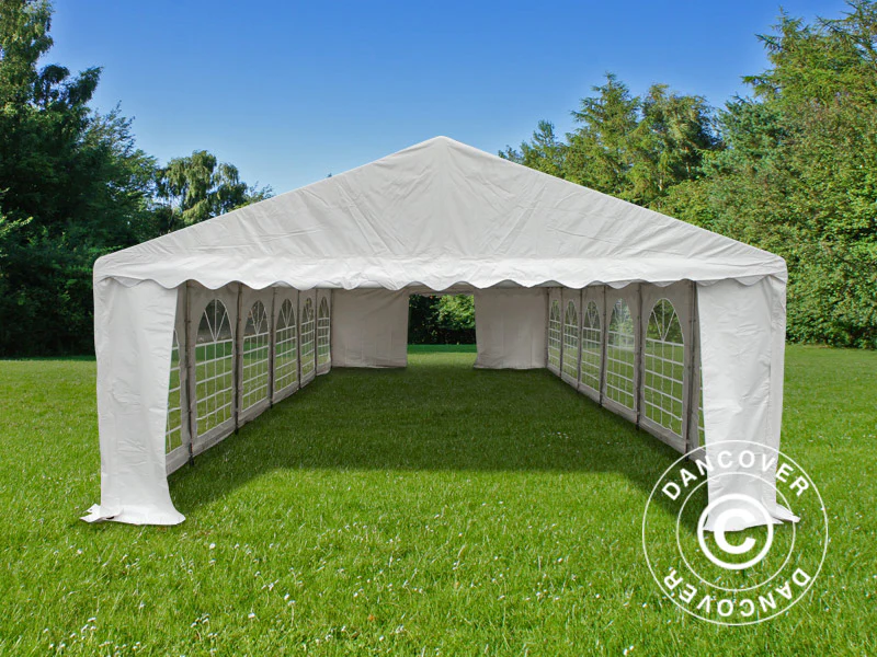 Namiot imprezowy Exclusive 5x12m PVC 900, Biały - Image 4