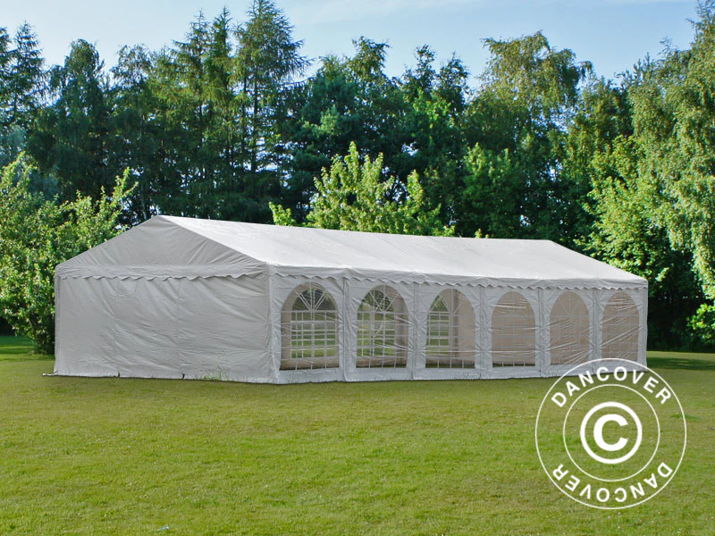 Namiot imprezowy Exclusive 5x12m PVC 900, Biały - Image 8
