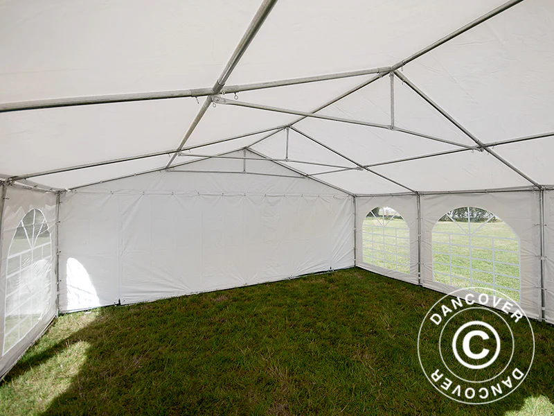 Namiot imprezowy Exclusive 6x10m PVC 900, Biały - Image 10