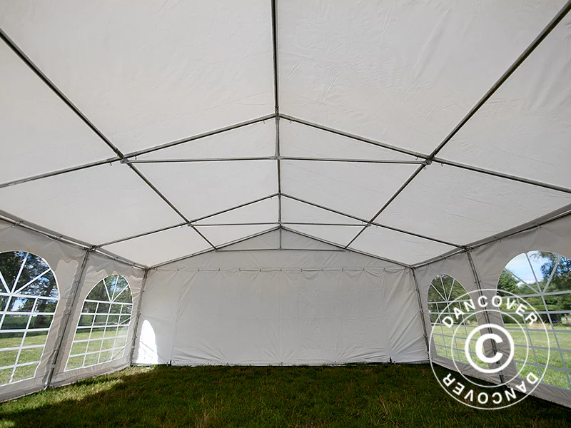 Namiot imprezowy Exclusive 6x10m PVC 900, Biały - Image 11