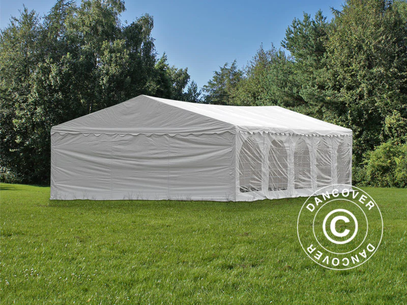 Namiot imprezowy Exclusive 6x10m PVC 900, Biały - Image 3