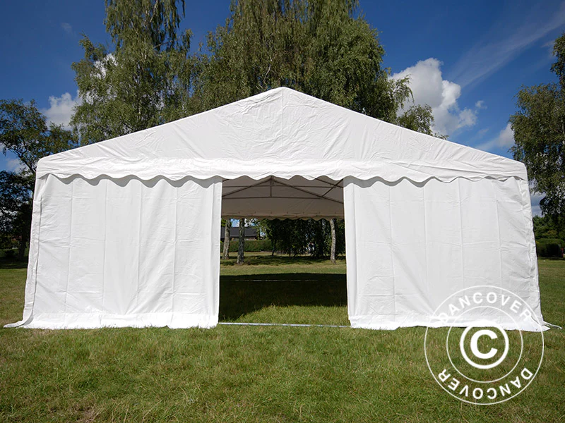 Namiot imprezowy Exclusive 6x10m PVC 900, Biały - Image 5