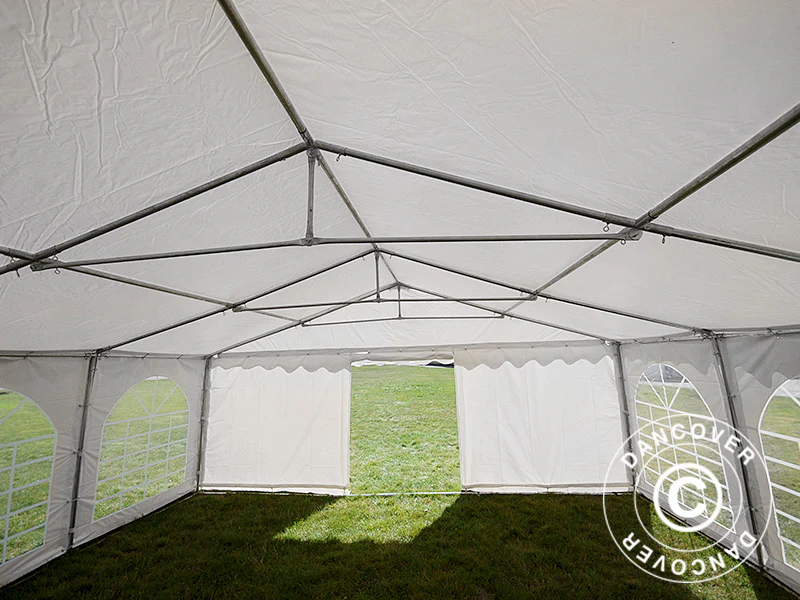 Namiot imprezowy Exclusive 6x10m PVC 900, Biały - Image 9
